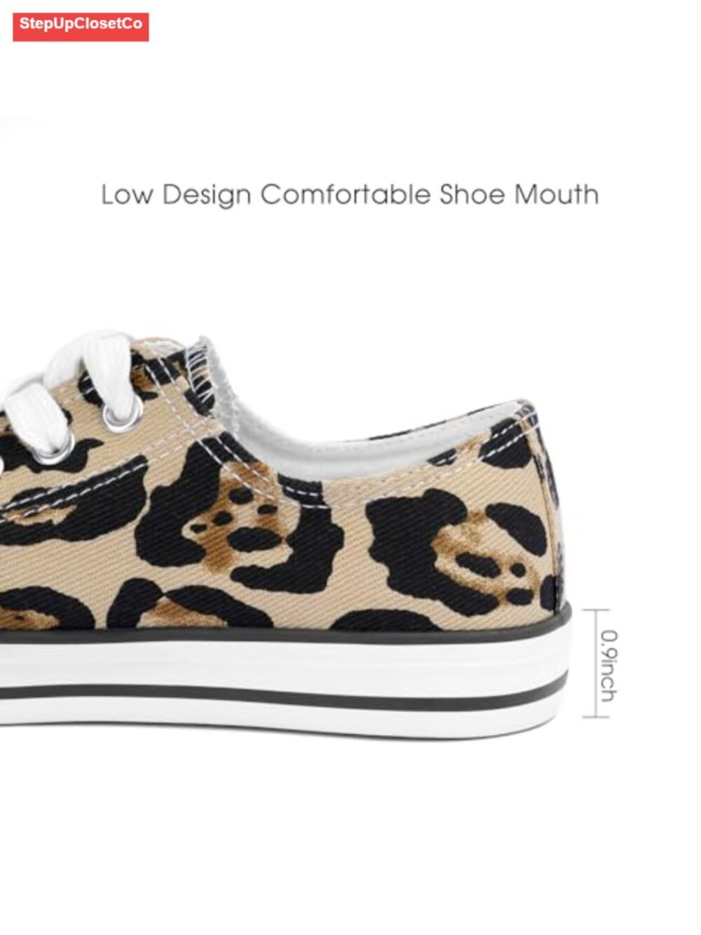 Women's Canvas Sneakers Lace-Up Low-Top Comfortable Breathable Non-Slip - Picture 2 of 6